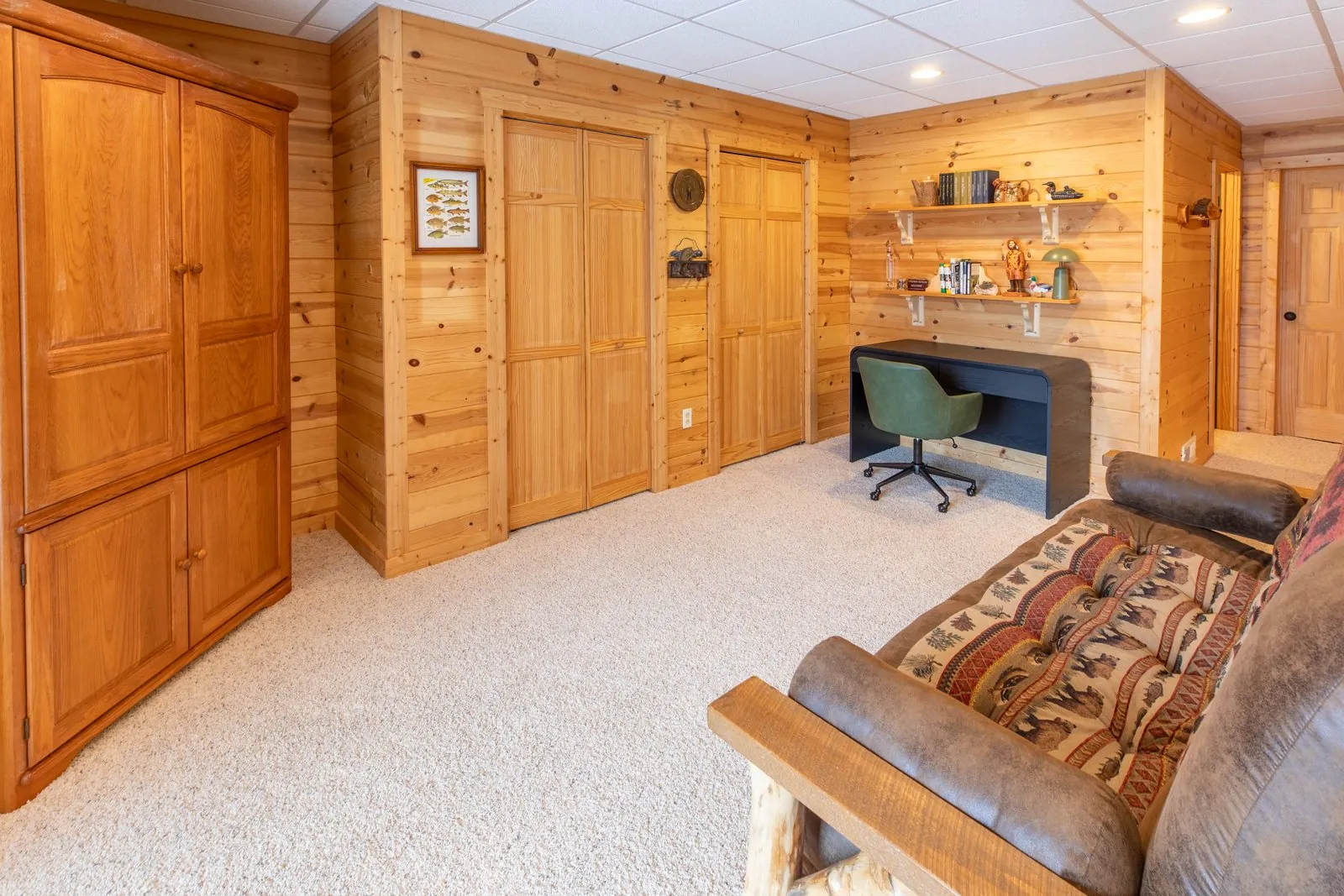Basement futon