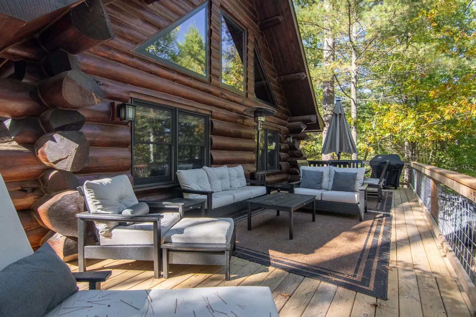The O.G. log cabin at Lake Arbutus